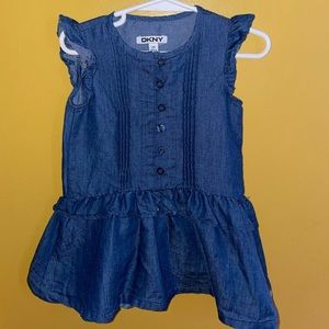 Baby DKNY denim dress. Size 2T
